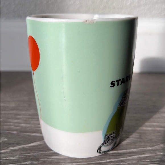 Starbucks 2020 Happy Birthday Leopard Two Tone 10 oz. Coffee/Tea Mug - Picture 2 of 7